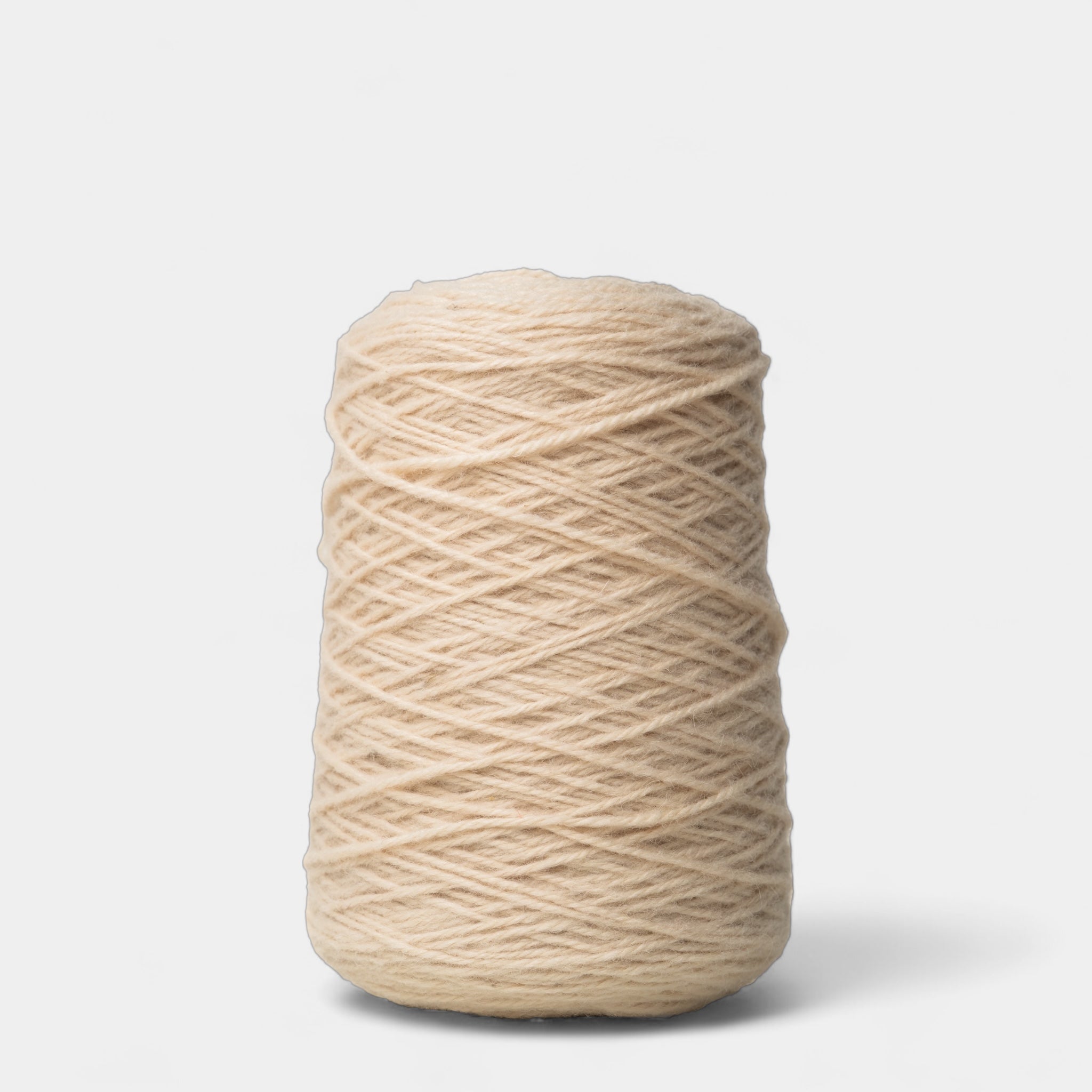 Hilo de mechones premium 100% lana - Puur beige - 500 GR