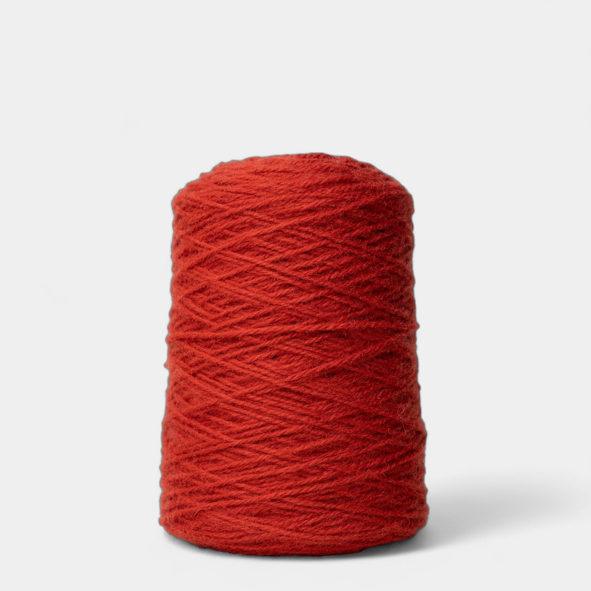 Filato di tufting premium 100% lana - rosso caldo - 500gr