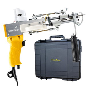 Tufting gun AK-DUO PRO geel met opbergkoffer – Geel