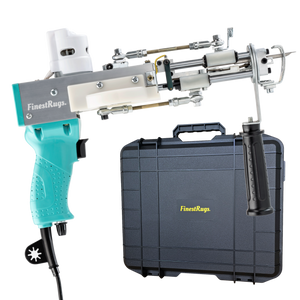 Tufting gun AK-DUO PRO blauw met opbergkoffer – Pastel Blauw