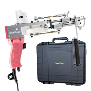 Tufting gun AK-DUO PRO roze met opbergkoffer – Roze